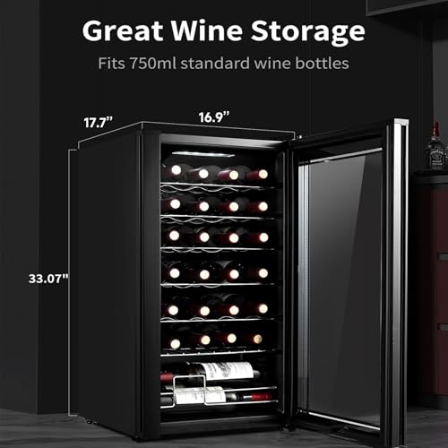 Image of BODEGA COOLER 120 Cans Beverage Refrigerator, 28 bottle Mini Fridge For Bedroom with Glass Door, Adjustable Shelves for Soda, Beer & Wine, Digital Temperature Control for Home, Office, Bar or Dorm.