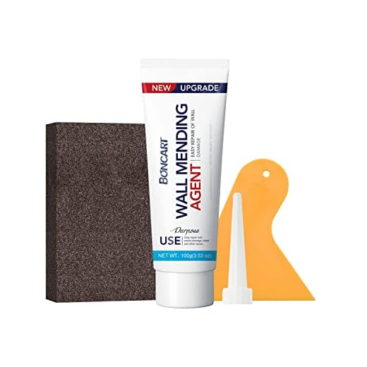BONCART Spackle Wall Repair Kit,Drywall Repair kit,Wall Mending Agent Putty with Scraper,Plaster Wall Repair Paste for Wall Crack/Nail Hole/Graffiti,Wall Surface