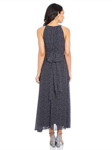 knee length dresses for ladies digo One Shoulder Midi Dress With Bow Accent