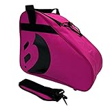 Best Sporting Tasche für Inlineskates und Schlittschuhe I Schlittschuhtasche mit verstellbarem Trageriemen I Rollschuhtasche in Pink I große Inliner-Tasche I Schlittschuhe Tasche