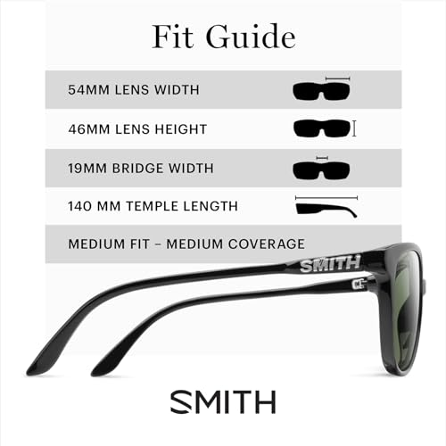Image of SMITH Cheetah Sunglasses with Polarized Lenses - Performance Sports Active Cat Eye Sunglasses - For Women