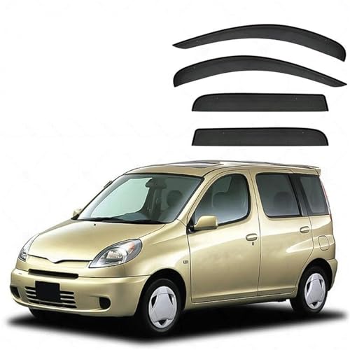 Déflecteur pluie pour Toyota FunCargo XP20 1999-2006 visière fenêtre plastique