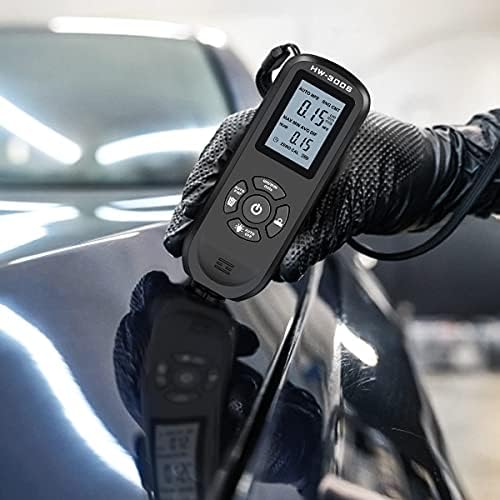Paint Thickness Gauge, Accurate Car Paint Depth Gauge with Zero/Multi