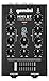 Gemini Sound MM1BT Bluetooth Audio profesional de 2 canales Entrada de micrófono Dual de 2 canales Estéreo de 2 bandas Rotary COMPACT DJ Mezclador de podcast con crossfader