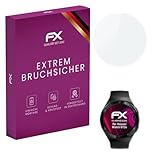 atFoliX Plastic Glass Protective Film compatible with Huawei Watch GT2e, 9H Hybrid-Glass FX Screen Protector