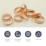 LAWALEISHE 10Pcs Copper Compression Olives,Tube OD Brass Sleeves Ferrules,Copper Ferrule Fitting Compression Fitting Assortment Kit for Air Water Gas Pipe (15mm) - Image 6