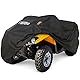 Favoto ATV Abdeckplane Quad Abdeckung Outdoor XXXL Schutzhülle für ATV Fahrzeuge Regendicht Staubdicht Winddicht Schneedicht mit Reflektionsstreifen Tasche 256cmx110cmx120cm