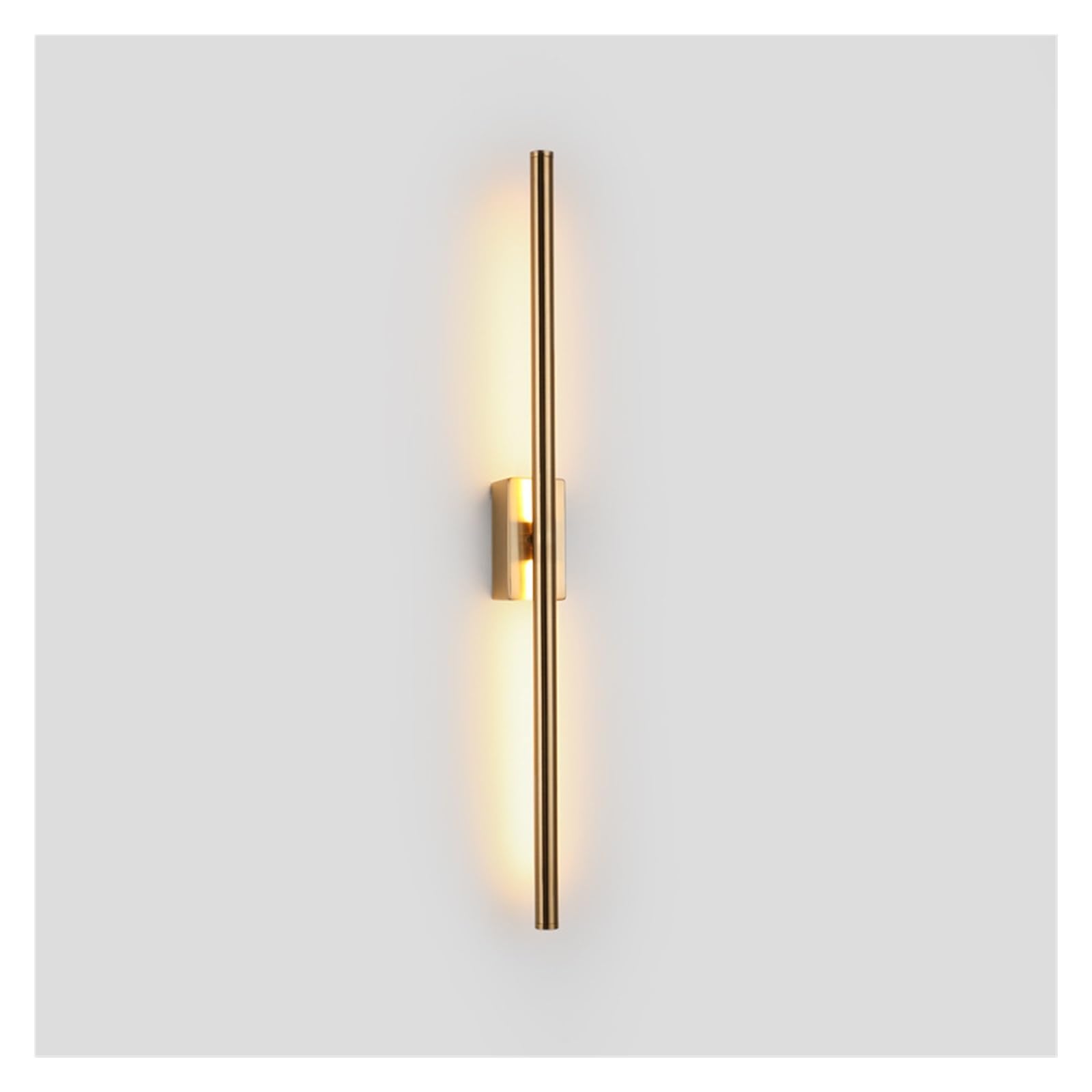 GDBAGKDQK Modern Simple Linear Tube LED Wall Lamp Up Down Background Opposite Light Bedside Foyer Corridor Black Gold Sconces Bright Lights