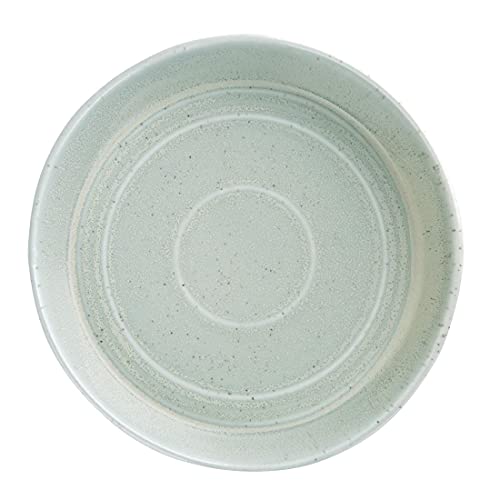 Olympia Cavolo Flat Round Bowls Spring Green 220mm (Pack of 4), 220 mm - Image 4