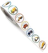 Amazon.com: 1000Pcs Dinosaur Stickers for Kids Boy Girl Teacher Round ...
