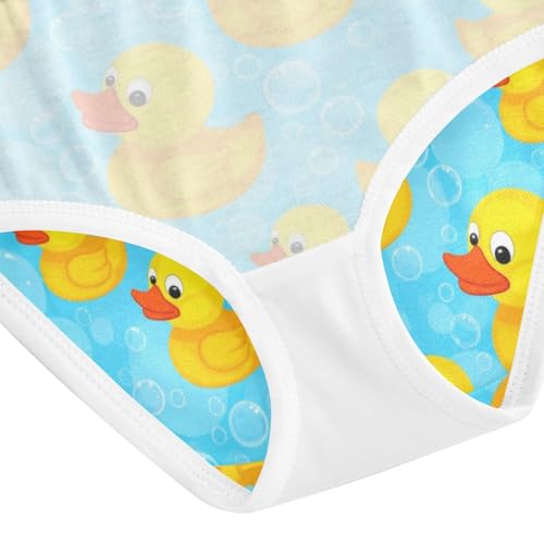 Joisal Girls Underwear Toddler 2t Cotton Cute Panties Girl Personalized Kids Undies Briefs Cute Yellow Duckies Blue 5