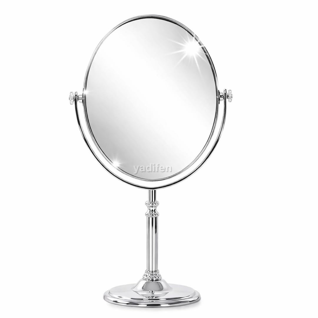 YADIFEN Small Makeup Mirror with Stand for Table Top – Portable Vanity Mirror for Makeup, Compact Desk Mirror (1)-picture-55