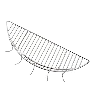 RVS Grillrek,Duurzame braadpan | Praktische koelrekpan, gemakkelijk te gebruiken, handige en effectieve barbecue-barbecue-accessoires voor feesten en kamperen Linsition