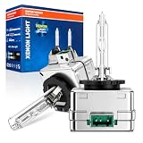 Sycreek Lampadina Xenon HID D3S 6000K 35W - Super Vision +200% Più Luce, Kit Fari HID Plug & Play, Fascio Perfetto，Confezione da 2