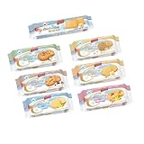 Coppenrath zuckerfreies Sortiment 1,4 kg- Probierpaket 7 Packungen: Vanille Cookies, Choco Cookies, Haselnuss Ringe, Wiener Sandringe, Butter Cookies, Butterkeks, Hafer Cookies