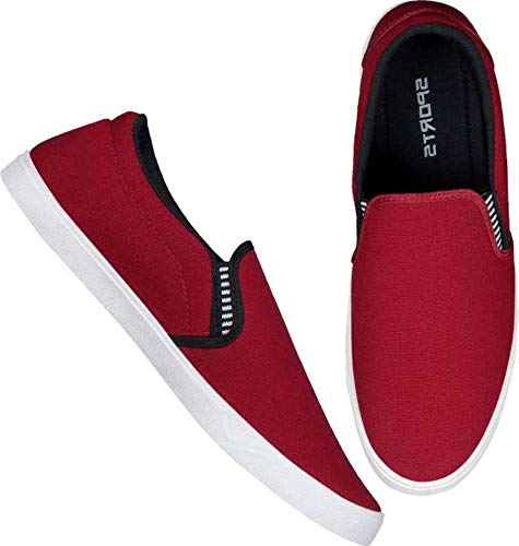 Image of BRUTON Sneakers Loafers PVC Sole Casual Slip-On for Men's & Boy's (Multicolor, Pack of 5 - Numeric 7)