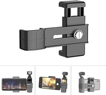 【良品】OSMO POCKET スマホブラケット付き OSMO POCKET 3 拡張アダプタスタンド DJI POCKET 3 対応 携帯電話