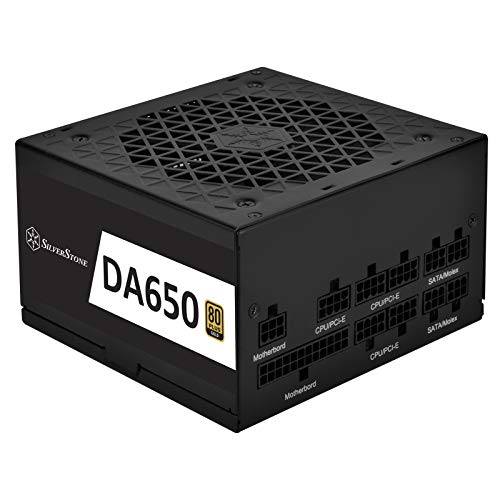 Image of SilverStone Technology DA650 Gold, 650W Fully Modular ATX Power Supply