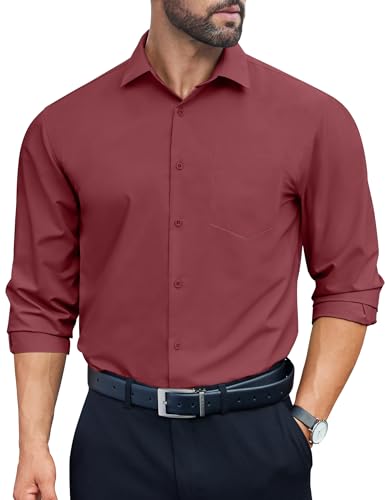 Chemise de bureau pour homme COOFANDY idéale pour les réunions d'affaires