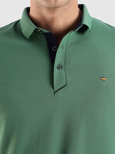 Image of STELLERS Men's Full Sleeve Polo T-Shirt | Feather Touch Feel | Odour Resistant | Wrinkle Free | Quick Dry | Stretchable | Lightweight | Anti-Static | UV Resistance | Anti-Microbial