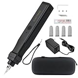 Ultraschallschneider, ein ultraleichtes Mehrzweck-Kunststoffschneidewerkzeug, komplett mit 50 austauschbaren Klingen (Batterien nicht im Lieferumfang enthalten)