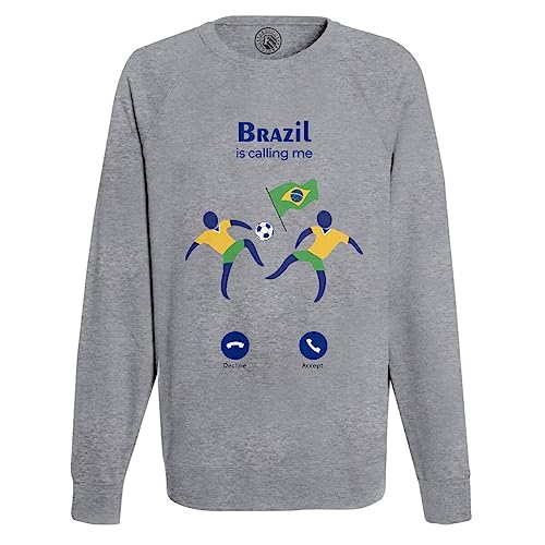 Sweat Homme Brazil is Calling Me pull confortable pour le beach soccer