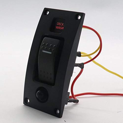 Deck Wash Rocker Switch Panel con protección IP66 e interruptor de control ON/OFF para barcos 7