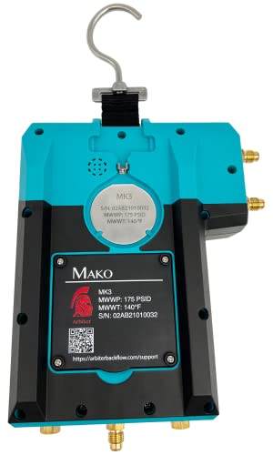 Arbiter Backflow Mako MK3 Digital 3-Valve Backflow Test Kit with Hoses & Soft Case