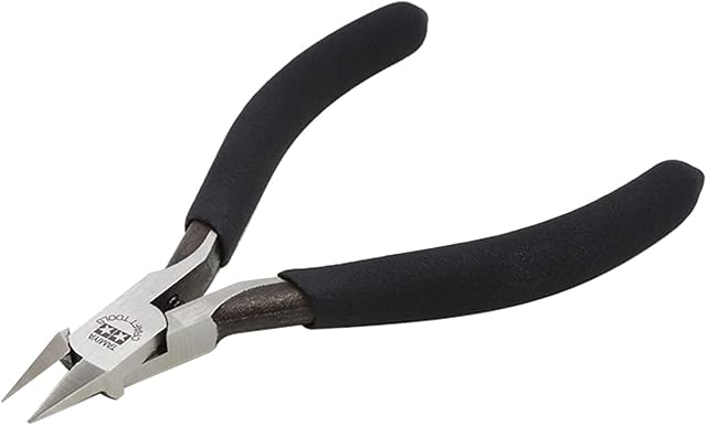 TAMIYA 300074123 - Diagonal Cutter, Fine / Pointed Plastic