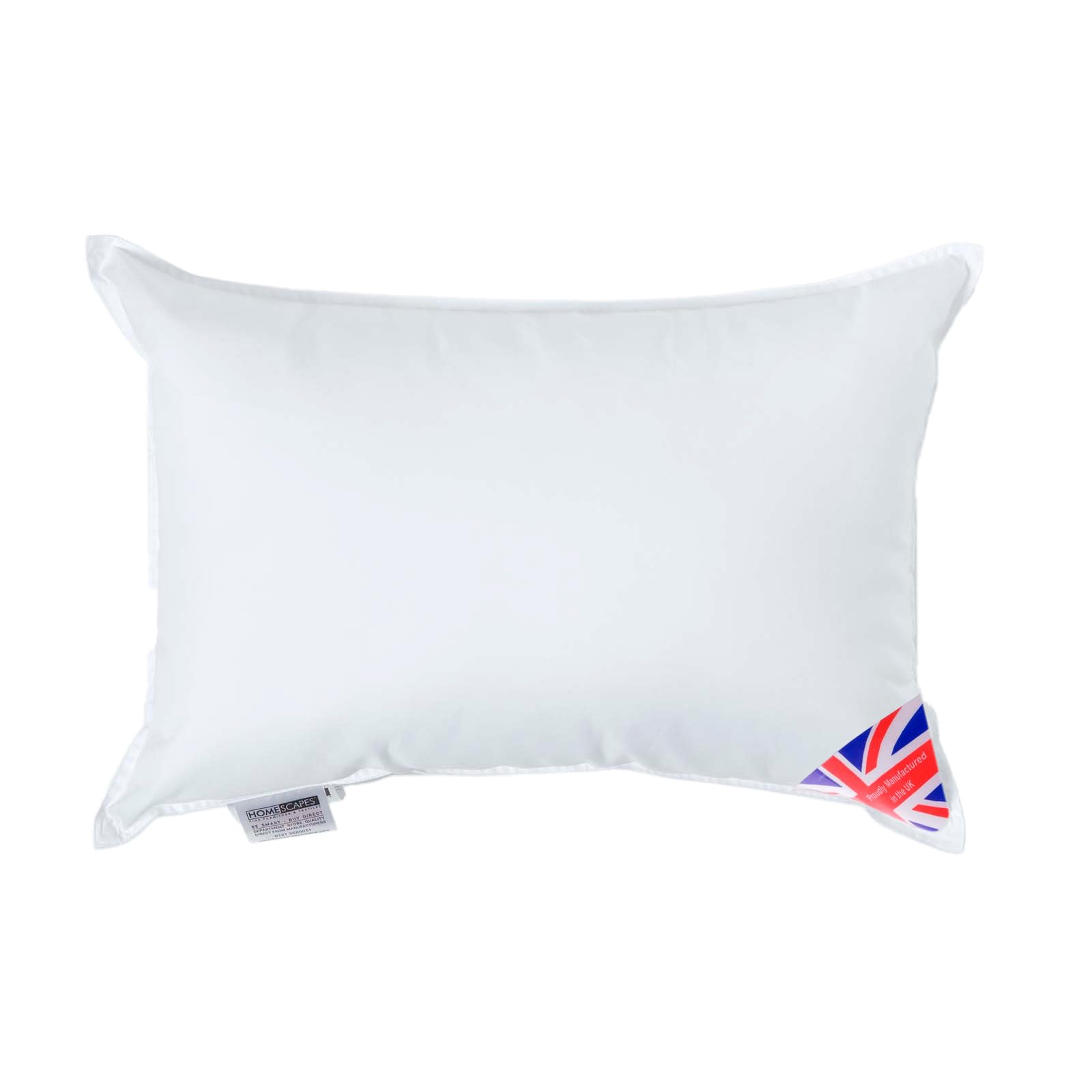 Homescapes Unisex Kids White Super Microfibre Cushion Pads - Luxury Cushion Filler & Inserts In | Size: 40Cm X 30Cm