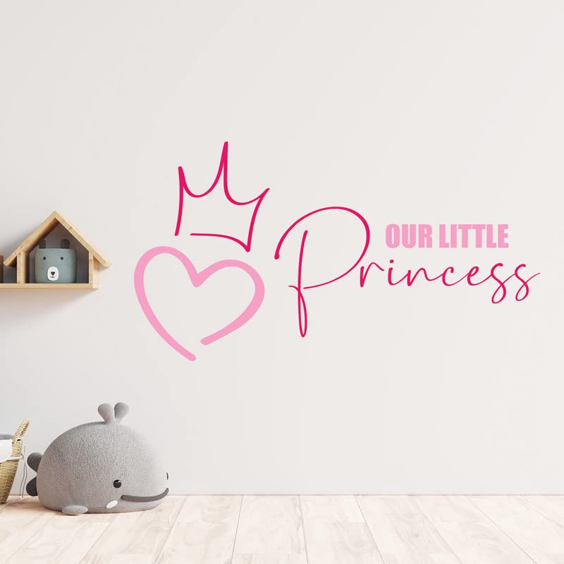 Image of Kotart - Our Little Princess Vinyl Wall Stickers /Decals for Kids Room Wall Decor