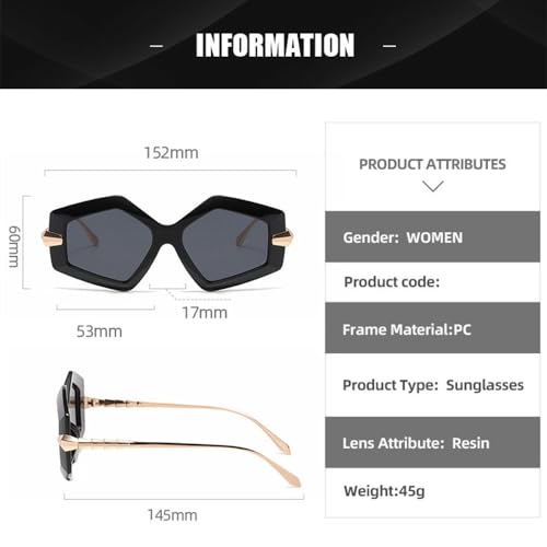 Lunettes de soleil de forme diamant avec motif serpentin et verres miroir