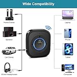 Golvery Bluetooth 5.4 Receiver for Car, Bluetooth Audio Adapter for Home Stereo, Wired Headphones, Old Speakers with 3.5mm Jack, Handsfree Calls, Dual Device Connection, 20-Hour Playtime - Image 5