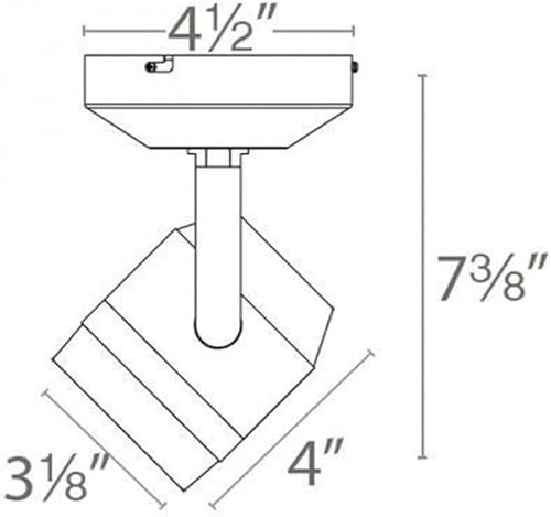 Miniatura 2 de WAC Lighting MO-LED522F-827-WT Blanco Paloma LED Monopoint haz de inundación 2700K cálido 36