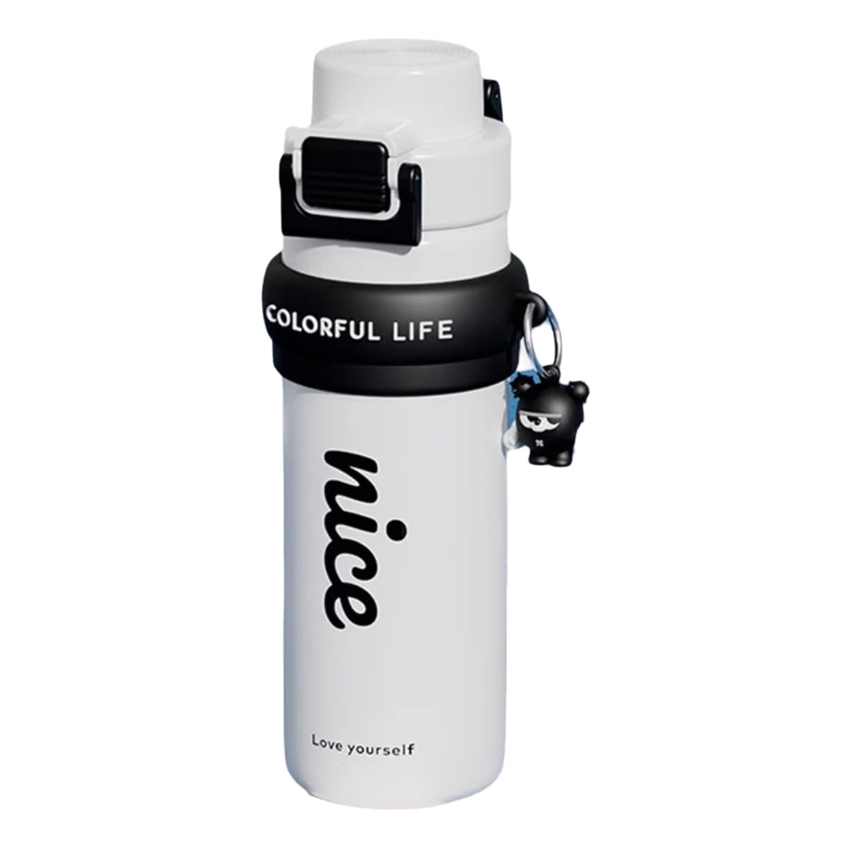 510 ml SUS316 Edelstahl-Sport-Trinkflasche mit Klappdeckel, auslaufsichere und langlebige Reiseflasche für heiße und kalte Getränke (grün)