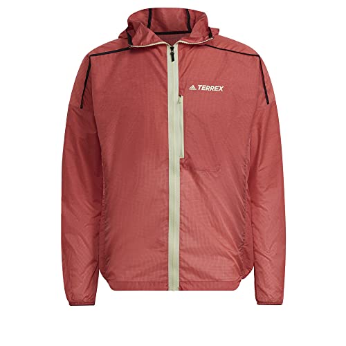 Adidas Men's Regular Agravic Windweave Windbreaker, Altered Amber, Large #TOP21