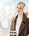 Senker Fashion Ear Muffs for Winter Women W/Screen Touch Gloves Set, Foldable Fuzzy Earmuffs Faux Fur Warmer Covers Outdoor