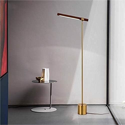 Lampe moderne à grain de bois LED avec éclairage vertical de salon - 3