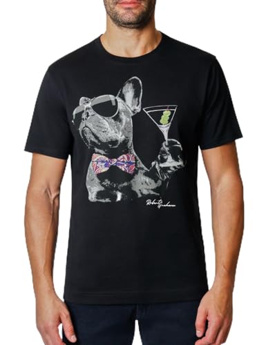 Robert Graham Men's Short Sleeve Crew Neck Cotton T-Shirt - Main Image