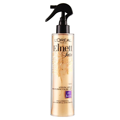 L'Oréal Paris Elnett Spray Protezione Calore Lisci Lacca Spray per Capelli, 170 ml
