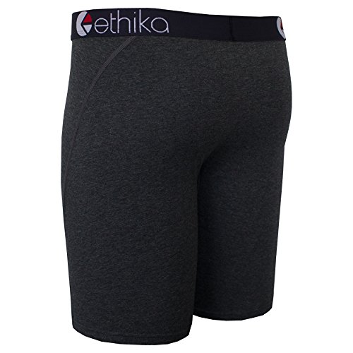 Ethika Mens Staple Boxer Brief | 2- Pack Heather And Red (Ast, Medium) #TOP2