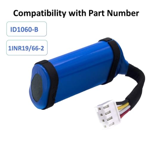 Youejoeq FLip 5 Battery Replacement for Only FLIP5 Bluetooth Speake,fits Part no ID1060-B,1INR19/66-2 (5200mAh) by Youejoeq - Image 3