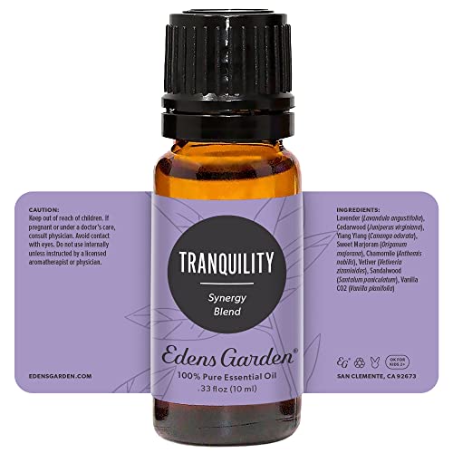Edens Garden Tranquility Essential Oil Blend- 100% Pure Premium Grade, Undiluted, Natural, Therapeutic, Aromatherapy, The Best for Diffusing, Candle, Laundry, Humidifiers 10 ml (.33 fl oz)