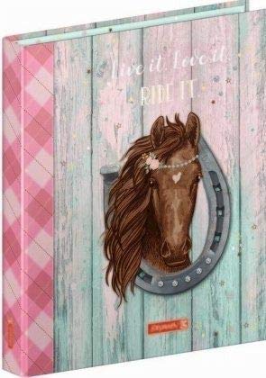 Brunnen Ringbuch A4 2R 20 mm Ponylove: Live it. Love it. Ride it