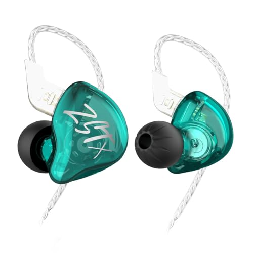【KZ 人気 有線イヤホン】KZ ZSTX イヤホン有線 イヤモニ 1BA+1DD インイヤー イヤフォン Wired Earphones HIFI音質 人間工学に基づいて設計 高純度銀メッキケーブル 耳掛け 3.5MM 広い音場を持っているハイエンドインナーイヤーイヤホン リケーブル可能の設計 iPhone/Android適用(緑色、マイクなし) 【KZ 人気 有線イヤホン】KZ ZSTX イヤホン有線 イヤモニ 1BA+1DD インイヤー イヤフォン Wired Earphones HIFI音質 人間工学に基づいて設計 高純度銀メッキケーブル 耳掛け 3.5MM 広い音場を持っているハイエンドインナーイヤーイヤホン リケーブル可能の設計 iPhone/Android適用(緑色、マイクなし)