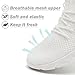 DLWKIPV Women's Shoes Running Tennis Sneakers Walking Non Slip On Shoe Gym Sports Fashion Casual Athletic Lightweight Breathable Comfortable Shoes White Size US 11.5