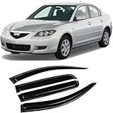 WzFacai6 Auto Windabweiser Regenabweiser für Mazda 3 2005-2012,Vorne...
