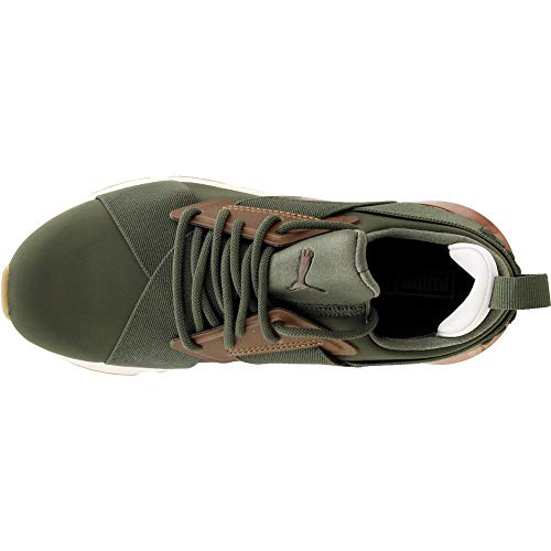 PUMA Puma Women's Muse WN's Sneaker, Forest Night-Metallic Bronze, 7 M US