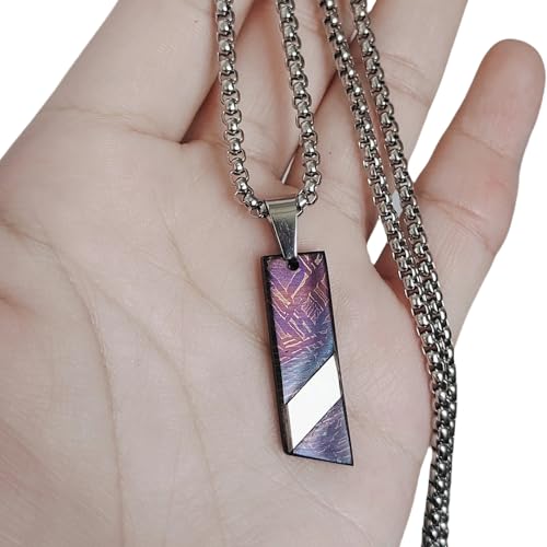 7.6g Muonionalusta meteorite pendant Natural iron meteorite pendant Meteorite slice Collection -LK1473