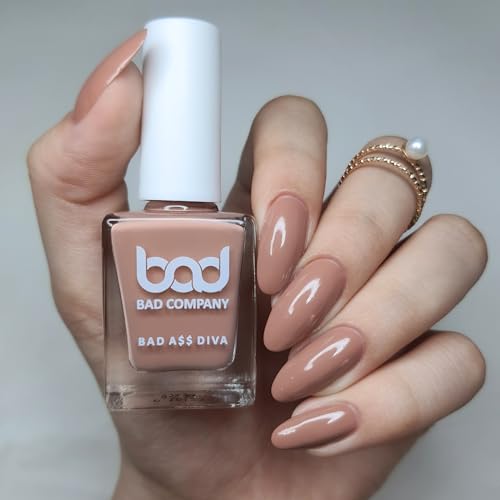 BAD COMPANY Nude Nail Polish 10ML, No Toxin Glossy Nail Lacquer, Long Lasting, Chip Resistant, Vegan, Quick Dry & Cruelty-Free Nail Paint (Trust... - Image 5
